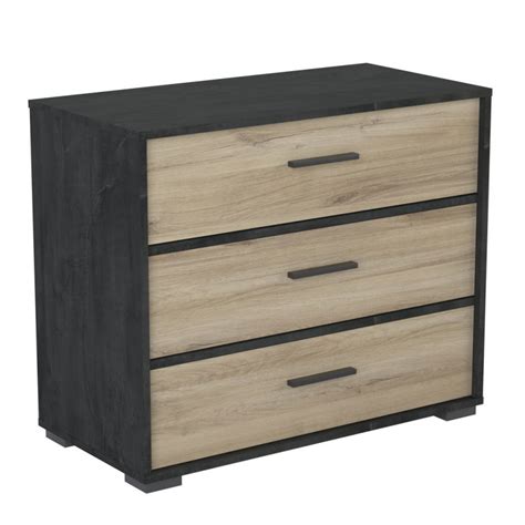 Commode Contemporaine Cm Ch Ne Noir Sergio