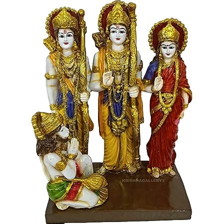 Buy KRISHNAGALLERY1 Polyresin Ram Darbar Murti Statue Idol Ram Darbar