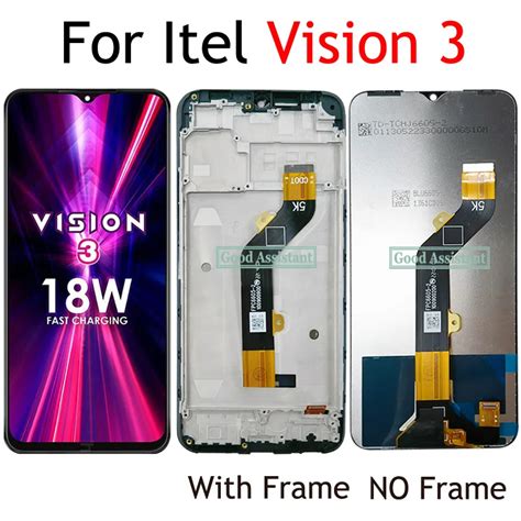 100 Tested Black 6 6 Inch For Itel Vision 3 S661l S661lp Full Lcd