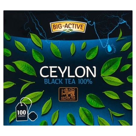 Big Active Ceylon Herbata Czarna G Torebek Promocja E