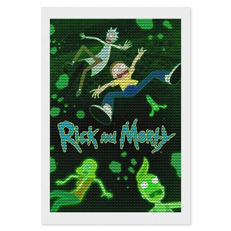 Rick And Morty Diamond Art Kits 5d Diamond Art Kits For Adults Kids