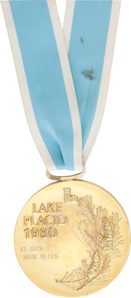 1980 Us Hockey Miracle On Ice Olympic Gold Medal Presented To Mark