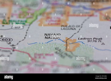 Navajo Nation Map Hi Res Stock Photography And Images Alamy