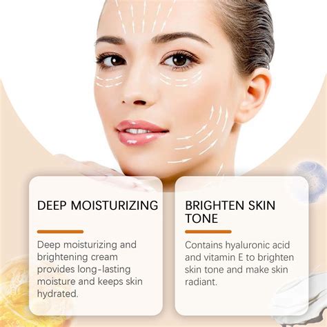 Face Moisturizer Korean Daily With Vitamin C Hyaluronic Acid