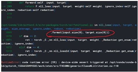 Runtimeerror Cuda Error Device Side Assert Triggered