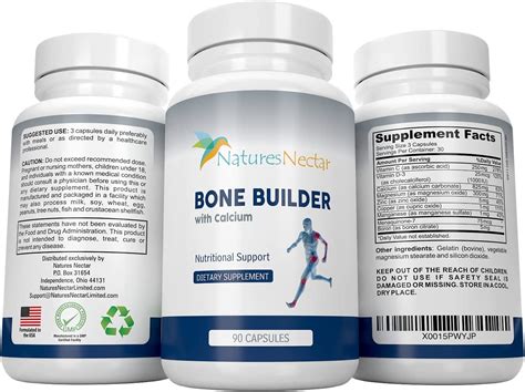 Bone Builder Joint Supplements for Women - Increased Bone Health Plus ...