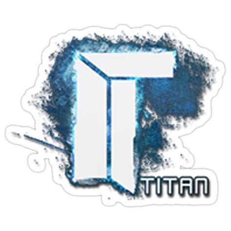 Titan Cs Go Logo Katowice Stickers By Epicstroopwafel Redbubble