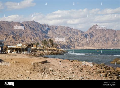 Dahab Sinai Egypt North Africa February Beach Side Restaurant In This