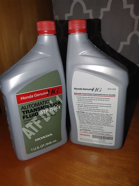 Qts Atf Dw Genuine Honda Acura Oem Automatic Transmission Fluid