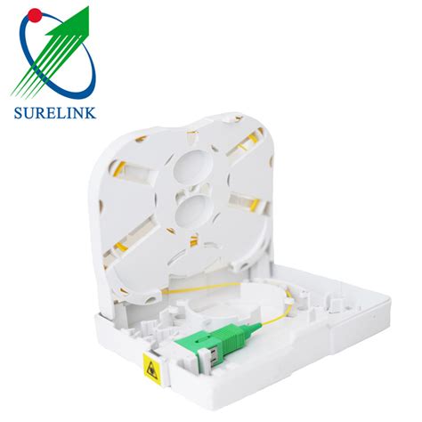 Customised Waterproof Indoor Ftth Rosette Box Fiber Optic Terminal Box