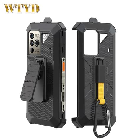 Funda De Tel Fono Con Clip Trasero Con Mosquet N Para Ulefone Power