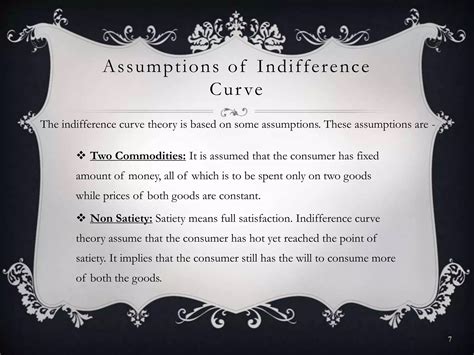 Presentation On Indifference Curve Ppt