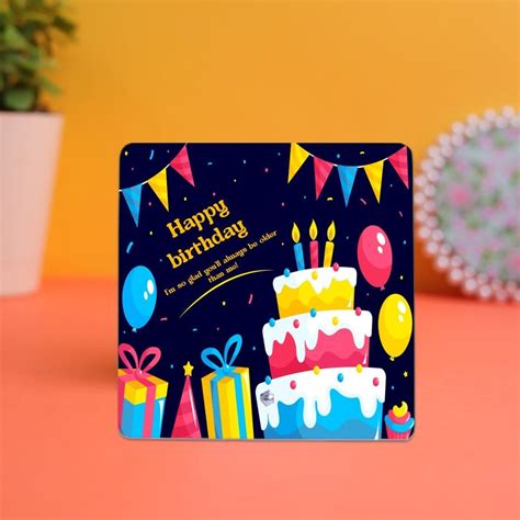 Happy Birthday Cake Top Packaging Type Box At Rs Piece In