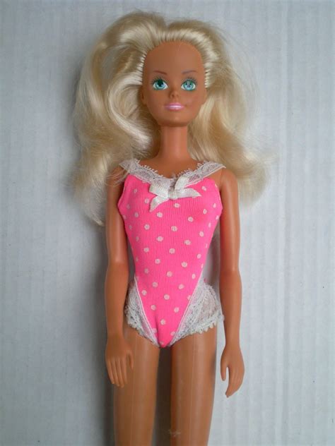 Vintage Sindy Lovely Lace Pink Doll 1989 Hasbro Pink Doll Pink High