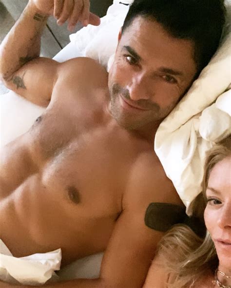 Kelly Ripa Posts Nude Photo Of Husband Mark Consuelos In Bed After