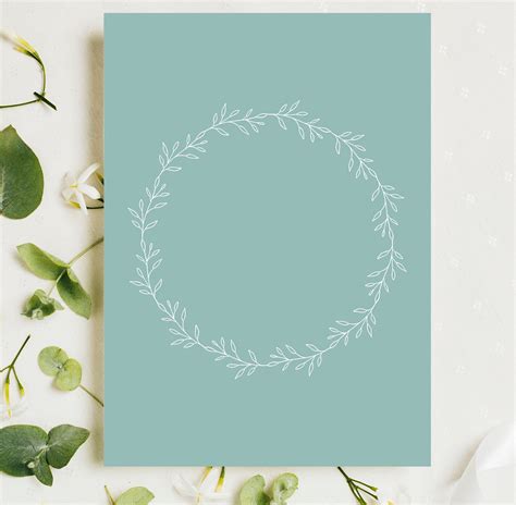 Blumen Kranz Svg Bundle Laurel Kranz Svg Dateien für Etsy de