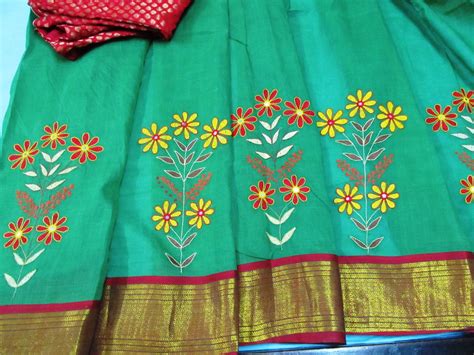 Saree Hand Embroidery Designs Hand Embroidery