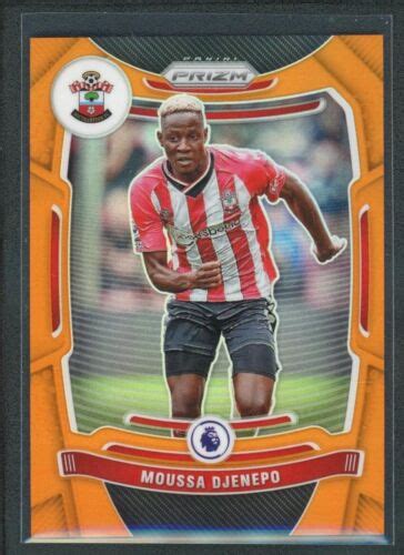 2021 22 Moussa Djenepo 1925 Panini Prizm Premier League Orange Ebay