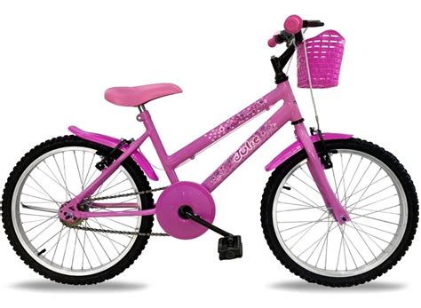 Bicicleta C Cesta Aro 20 Power Bike Julie Infantil Feminina