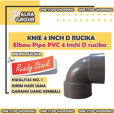 Jual Knie Inch D Rucika Elbow Pipa Pvc Inchi D Rucika Derajat