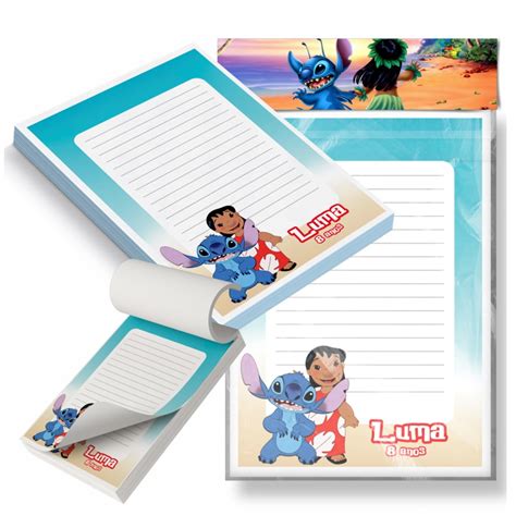 Bloco Destacável Lilo e Stitch Elo7 Produtos Especiais