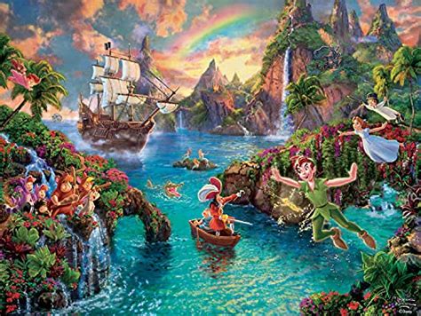 Ceaco Thomas Kinkade Disney Dreams Collection Peter Pan 750