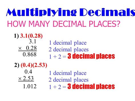 Rounding Your Answers Mastering Decimal Places