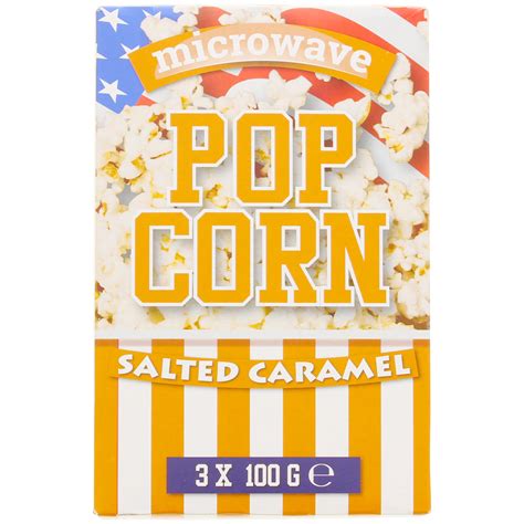 Pop corn pour micro ondes Caramel beurre salé Action