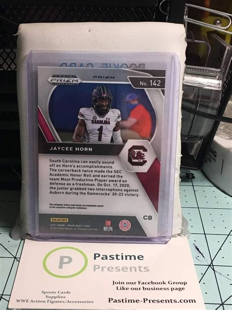 2021 Prizm Draft Picks 142 Jaycee Horn Silver RC South Carolina EBay