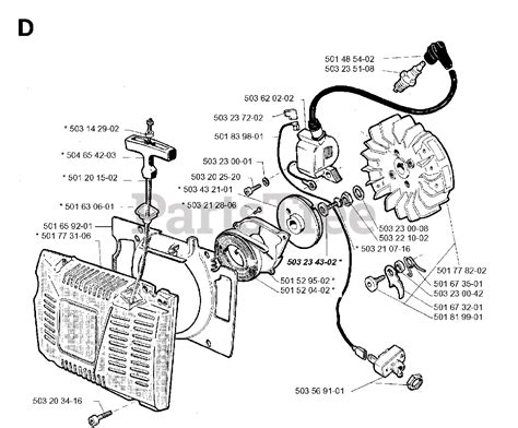 Jonsered 630 Super Ii Jonsered Chainsaw 1993 06 Starter Parts Lookup With Diagrams Partstree