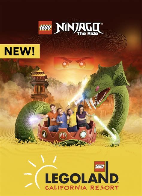 Lego Ninjago The Ride Visit Legoland California Resorts Radical New