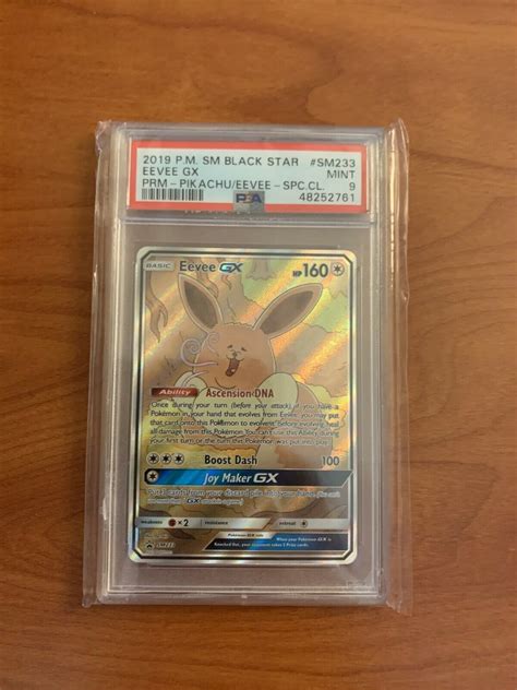 Eevee Gx Full Art Pok Mon Card Sm Values Mavin