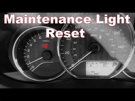 Toyota Corolla Maintenance Required Light Shelly Lighting