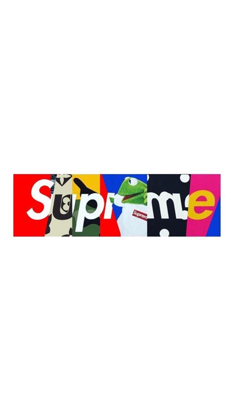 Supreme Street Wear Sticker on White Background