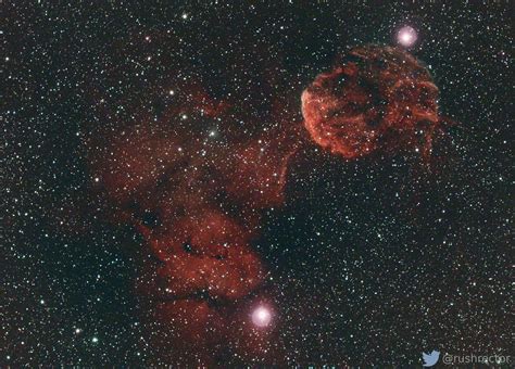 The Jellyfish Nebula IC 443 R Astronomy