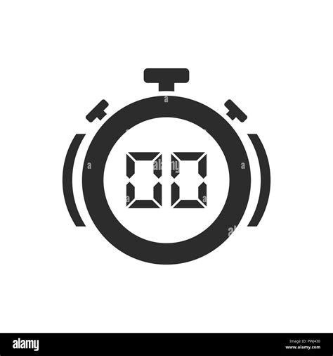 Isolierte Stoppuhr Symbol Vector Illustration Stock Vektorgrafik Alamy