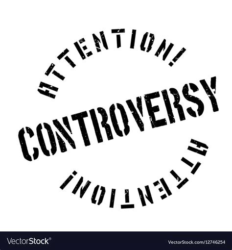 Controversy Rubber Stamp Royalty Free Vector Image