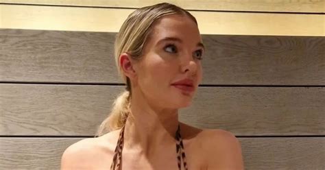 Helen Flanagan Squeezes Curves Together In Tiniest String Bikini She S