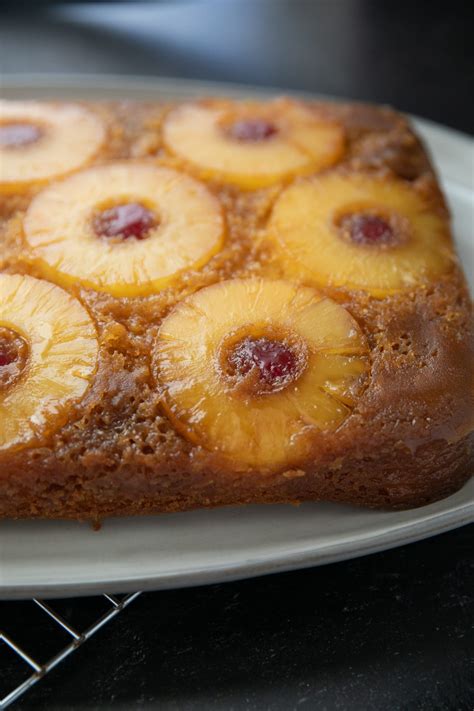 Pineapple Upside Down Cake {cake mix!} - Lauren's Latest