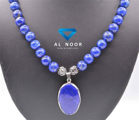 Natural Lapis Necklace Al Noor Gems Jewellers