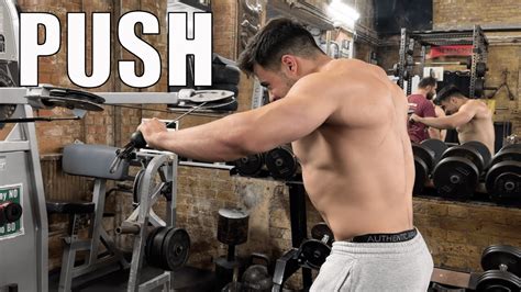 Natural Lean Bulk Day Push And Abs Youtube