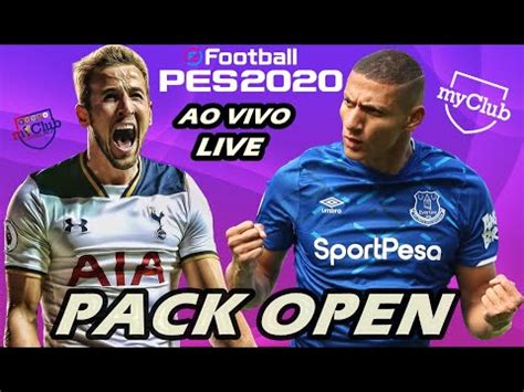 PES 2020 LIVE ABRINDO PACK OPEN AO VIVO VEM MYCLUB DESTAQUE DA SEMANA