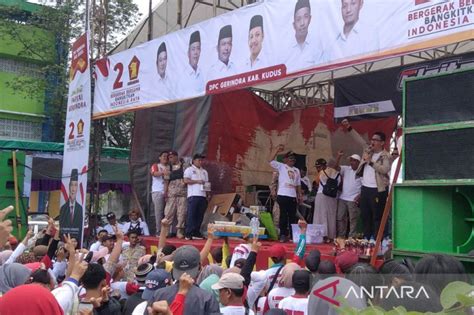 Partai Gerindra Kudus Perkenalkan Prabowo Sebagai Capres 2024 Antara News