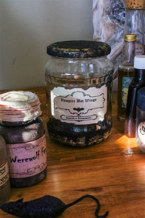 How To Make The Best Halloween Apothecary Jars Cathartic Crafting