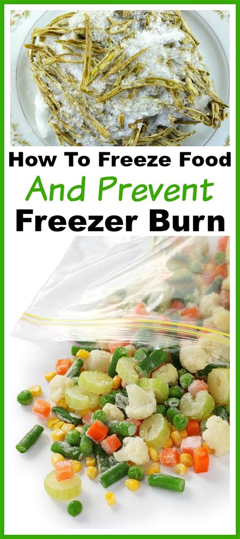 How To Freeze Food And Prevent Freezer Burn