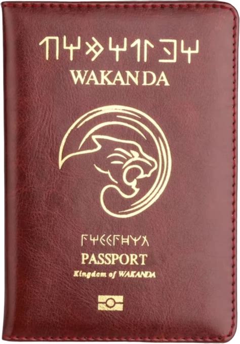 Pretty Little Passports Passport Cover Kingdom Of Wakanda Vaccine Card Holder Combo