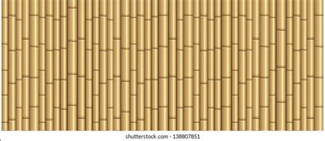 Realistic 3d Bamboo Texture Background Brown Stock Vector (Royalty Free ...