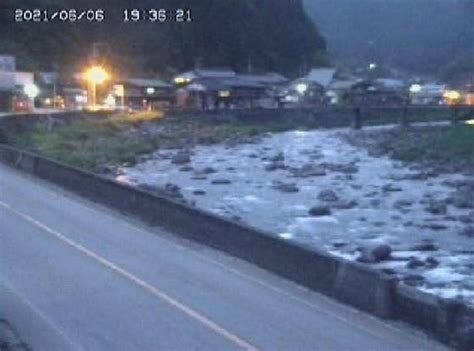 長良川・歩岐島ライブカメラと雨雲レーダー岐阜県郡上市白鳥町