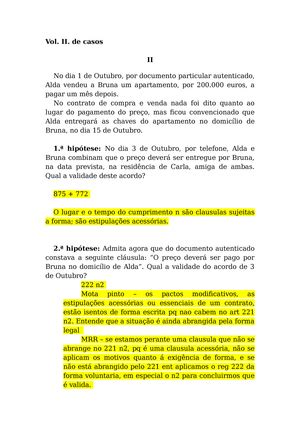 Casos resolvidos TGDC I Casos Práticos Resolvidos Caso 1 O Sr Eng