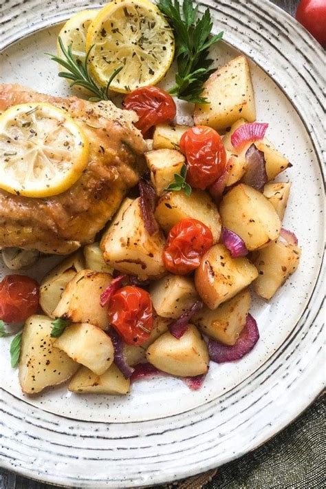 Sheet Pan Lemon Roasted Chicken Thighs With Vegetables The Awesome Muse